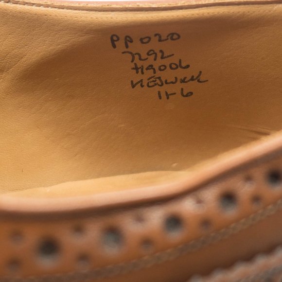 Tricker's Keswick Brogue Crepe Sole Derby - Men's Size UK 11 / US 12.5 Wide - Picture 8 of 9